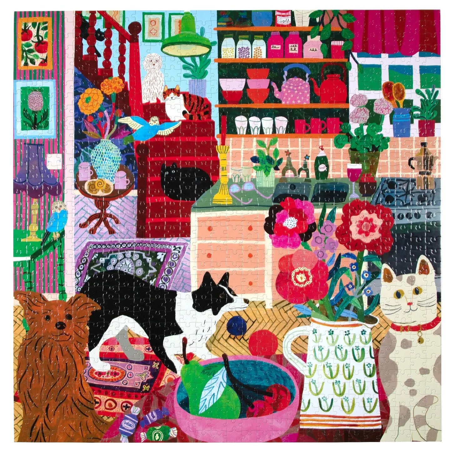 Pets in the Kitchen 1000 Piece Jigsaw Puzzle eeBoo