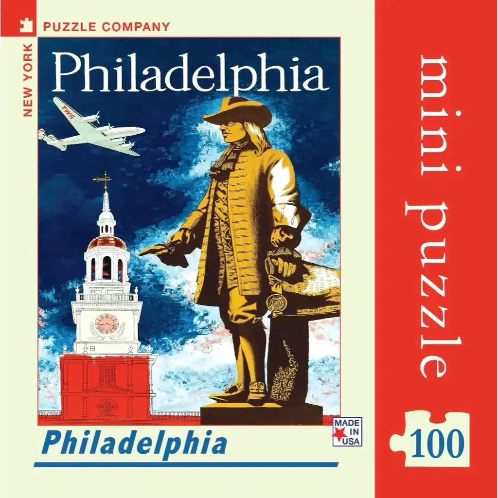 Philadelphia 100 Piece Mini Jigsaw Puzzle NYPC