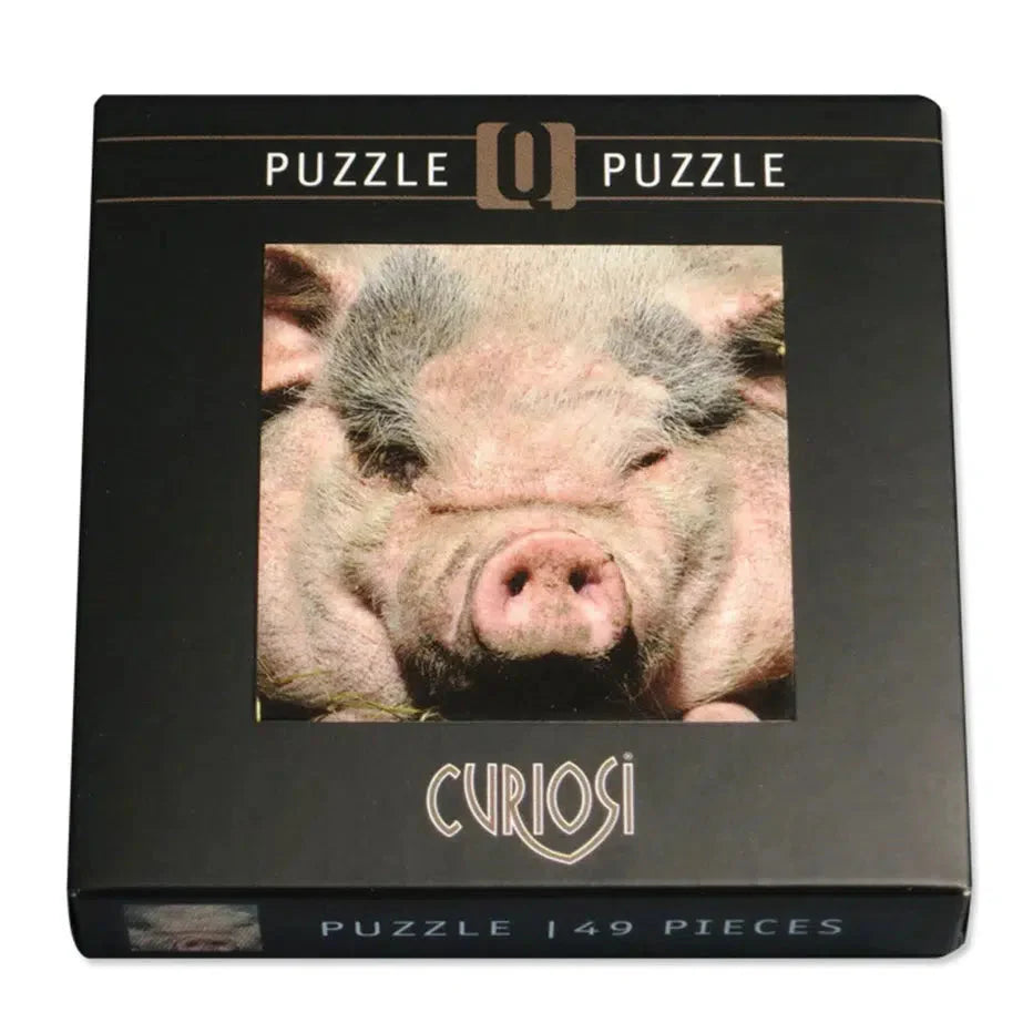 Pig 49 Piece Pocket Jigsaw Puzzle Curiosi Puzzle Merchant