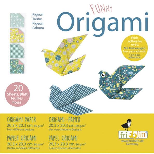 Pigeon Funny Origami Kit Fridolin Puzzle Merchant