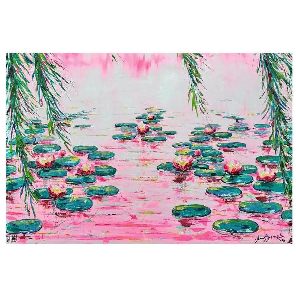 Pink Water Lilies 4000 Piece Jigsaw Puzzle Ravensburger