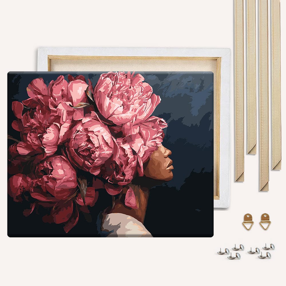 Pink Peonies - Paint By Numbers Kit