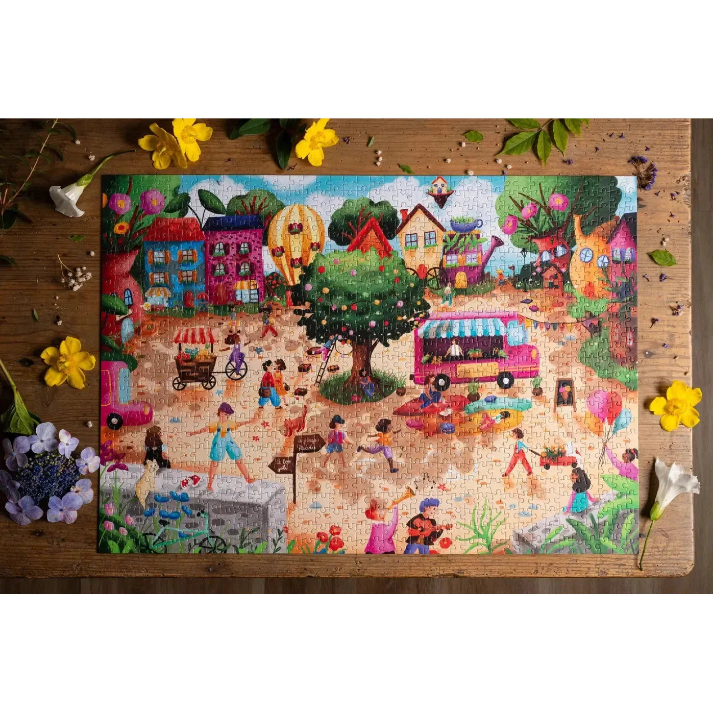 Place Des Fleurs (Flower Square) 1000 Piece Premium Jigsaw Puzzle Trevell