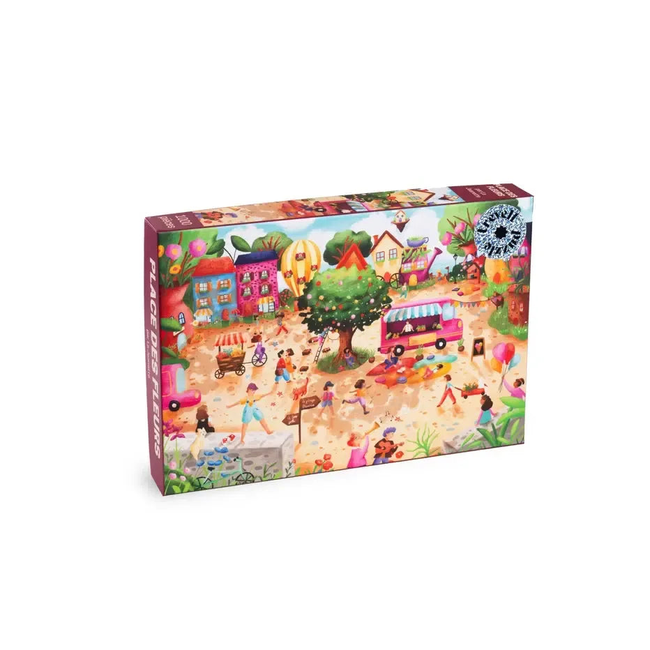 Place Des Fleurs (Flower Square) 1000 Piece Premium Jigsaw Puzzle Trevell