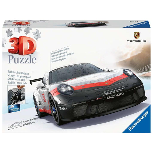 Porsche 911 GT3 Cup 152 Piece 3D Jigsaw Puzzle Ravensburger