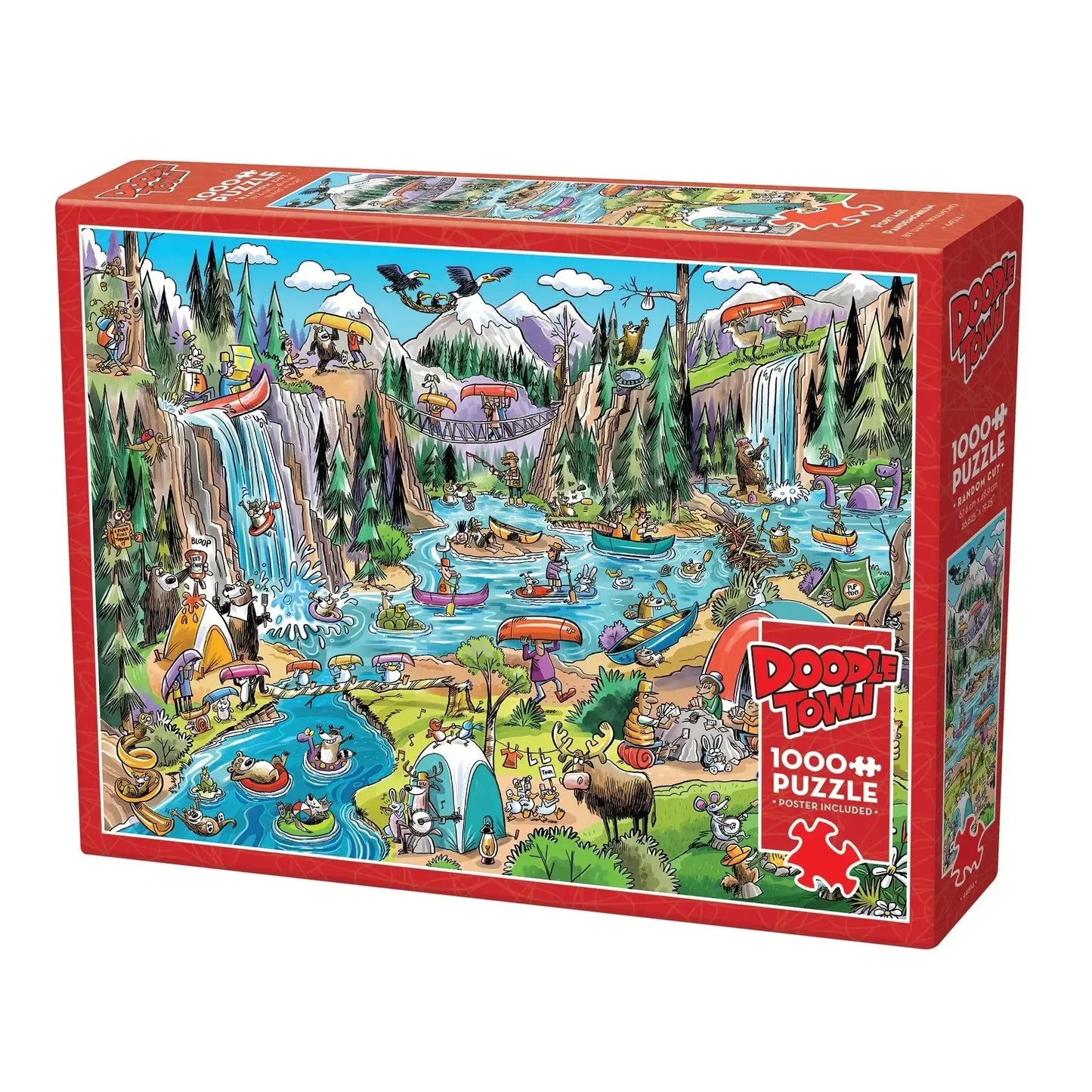 Portage Pandemonium 1000 Piece Jigsaw Puzzle Cobble Hill