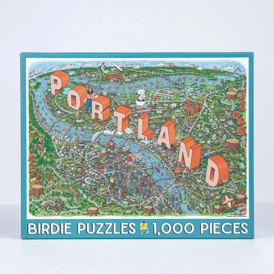 Portland 1000 Piece Jigsaw Puzzle Birdie