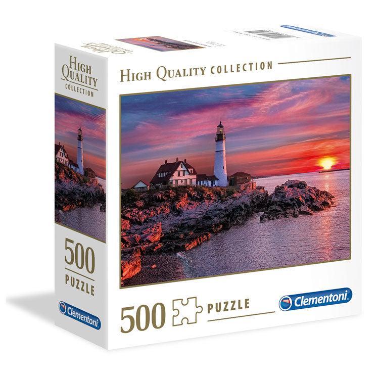 Portland Head Light 500 Piece Jigsaw Puzzle Clementoni Puzzle Merchant