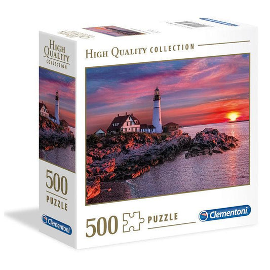 Portland Head Light 500 Piece Jigsaw Puzzle Clementoni Puzzle Merchant