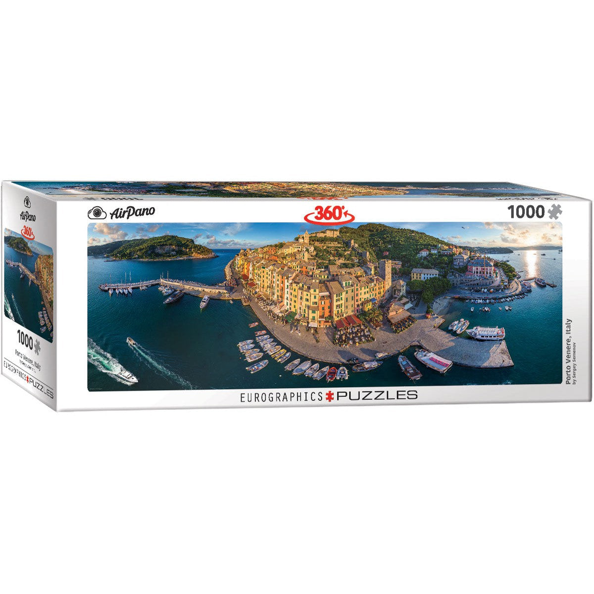 Porto Venere, Italy 1000 Piece Panoramic Jigsaw Puzzle Eurographics Puzzle Merchant