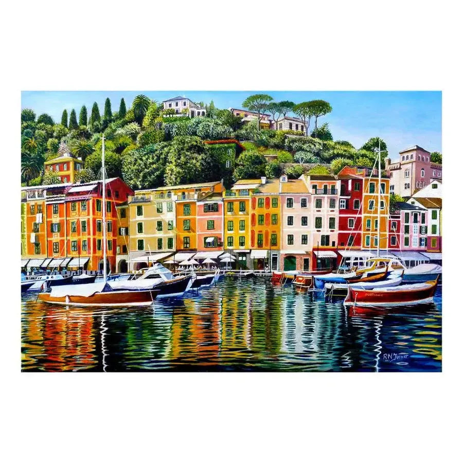 Portofino on Reflection 1000 Piece Jigsaw Puzzle HOP Puzzle Merchant