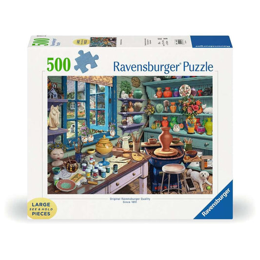 Pottery Studio Sanctuary 500 Piece Jigsaw Puzzle Ravensburger