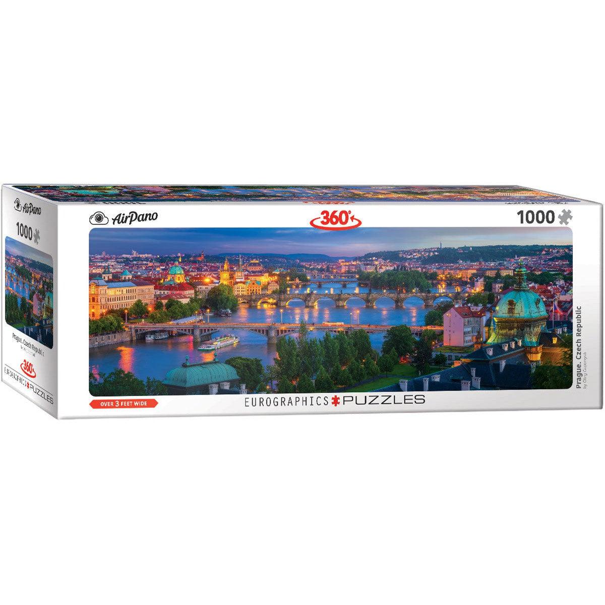 Prague, Czech Republic 1000 Piece Panoramic Jigsaw Puzzle Eurographics Puzzle Merchant