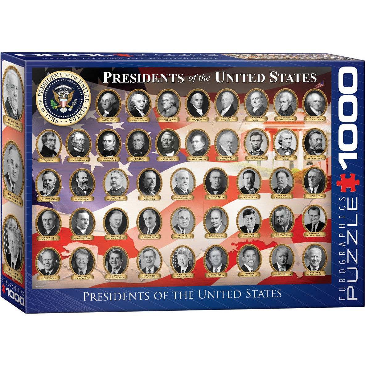 Presidents of the United States 1000 Piece Jigsaw Puzzle Eurographics Puzzle Merchant
