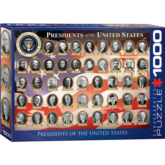 Presidents of the United States 1000 Piece Jigsaw Puzzle Eurographics Puzzle Merchant