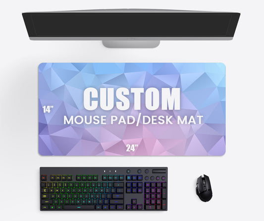 XL Custom Desk Mat (14x24") Love Desk Mats
