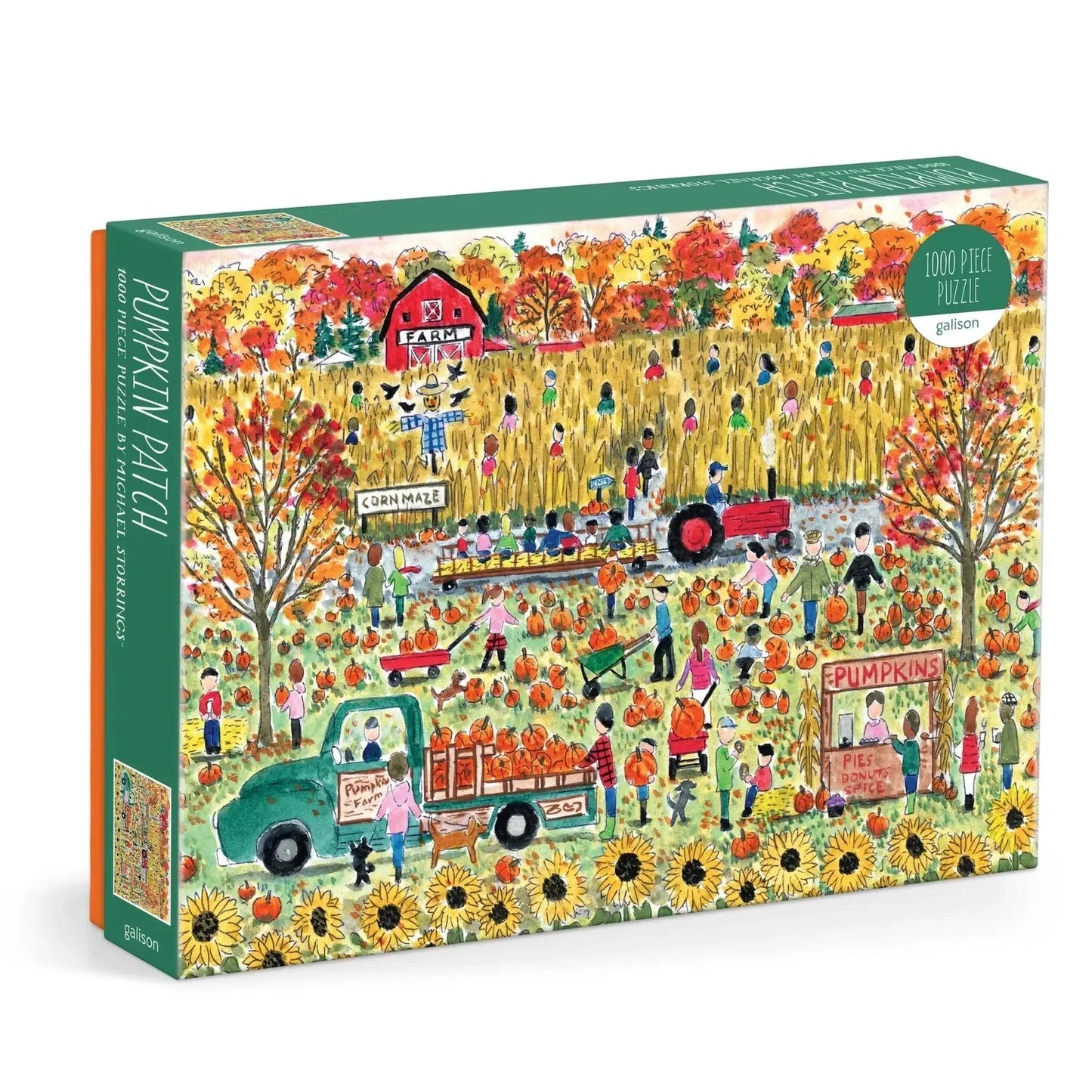 Pumpkin Patch 1000 Piece Jigsaw Puzzle Galison