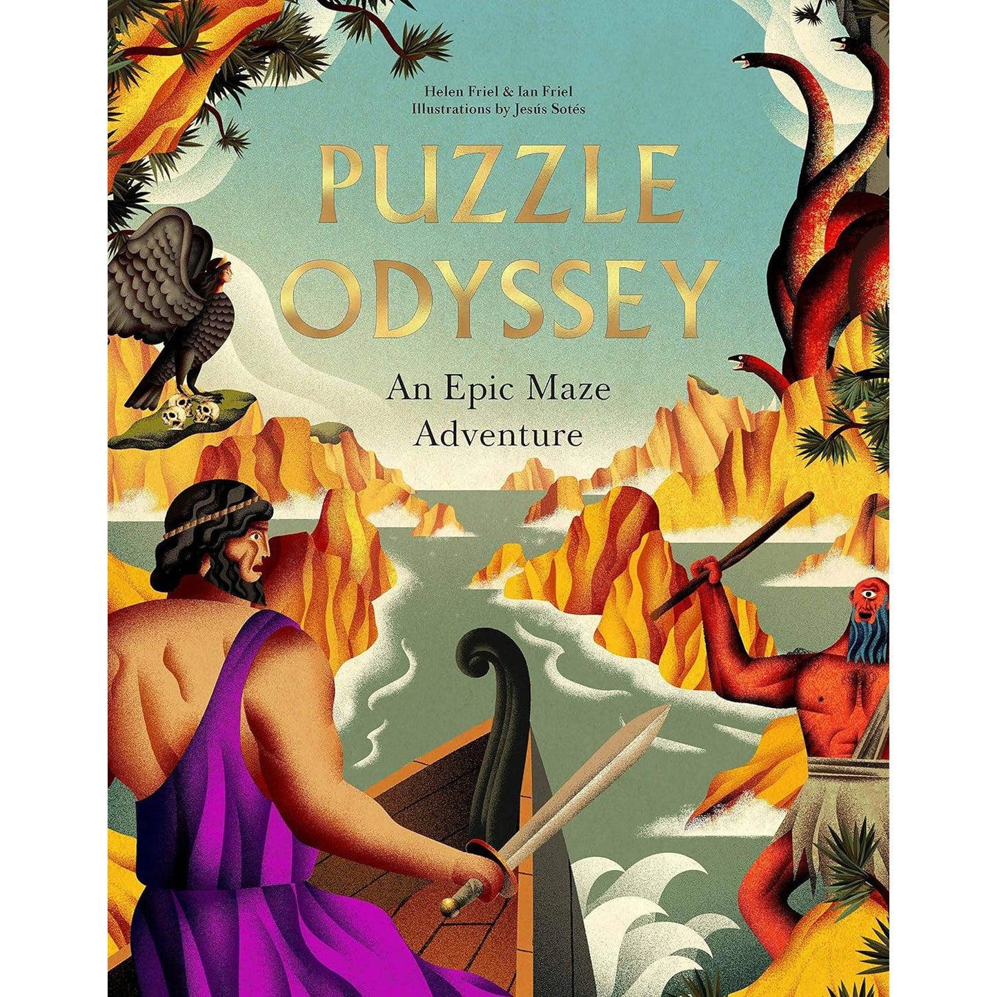 Puzzle Odyssey: An Epic Maze Adventure Book Laurence King Puzzle Merchant