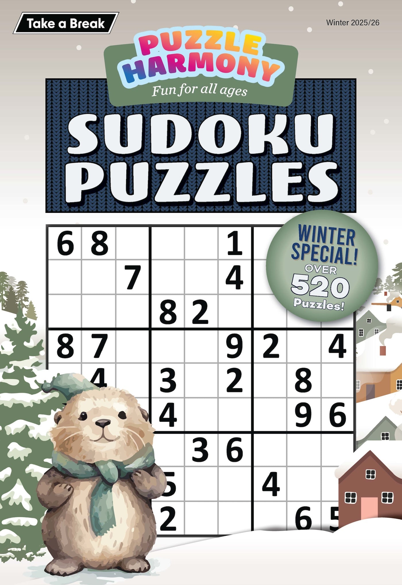 Puzzle Harmony - Sudoku Winter 2025 Special: Over 520 Winter Themed Puzzles, Perfect For All Ages, Sudoku Puzzles, Relax, Unwind, Unplug, De-Stress, Sit Back & Solve! Magazine Shop US