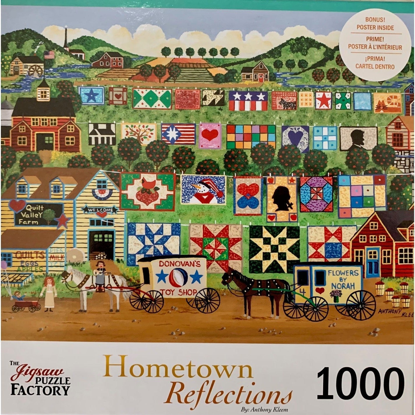 Quilt Valley Farm 1000 Piece Jigsaw Puzzle Leap Year Puzzle Merchant
