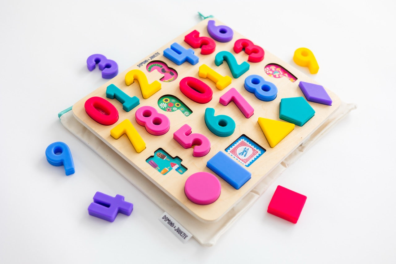 Colorful Educational Puzzle: Numbers and Shapes Learning Toy for Toddlers | Puzzle Planet