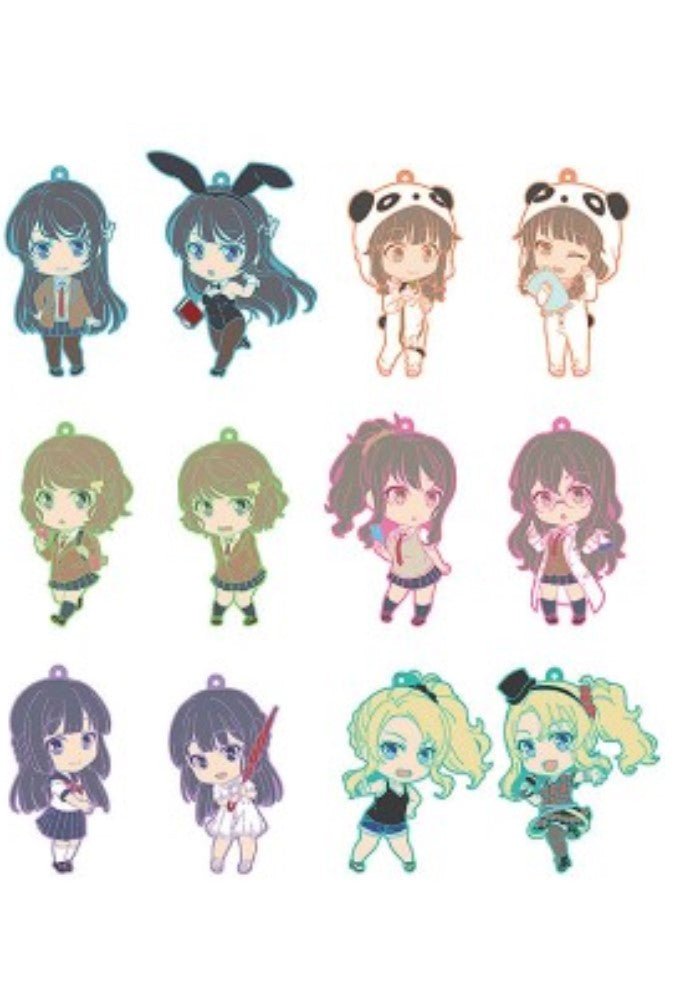 RASCAL BUNNY GIRL NENDO TRADING PHONE STRAP Anime Pop