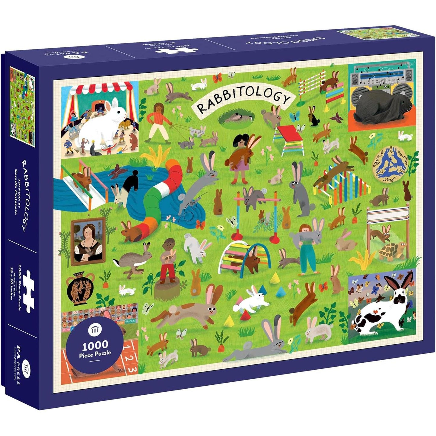 Rabbitology 1000 Piece Jigsaw Puzzle PA Press Puzzle Merchant