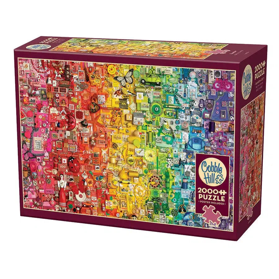 Rainbow 2000 Piece Jigsaw Puzzle Cobble Hill Puzzle Merchant