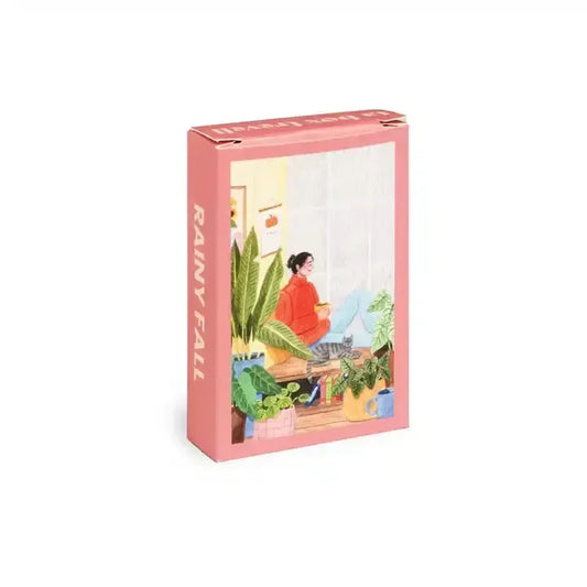Rainy Fall 99 Piece Mini Jigsaw Puzzle Trevell