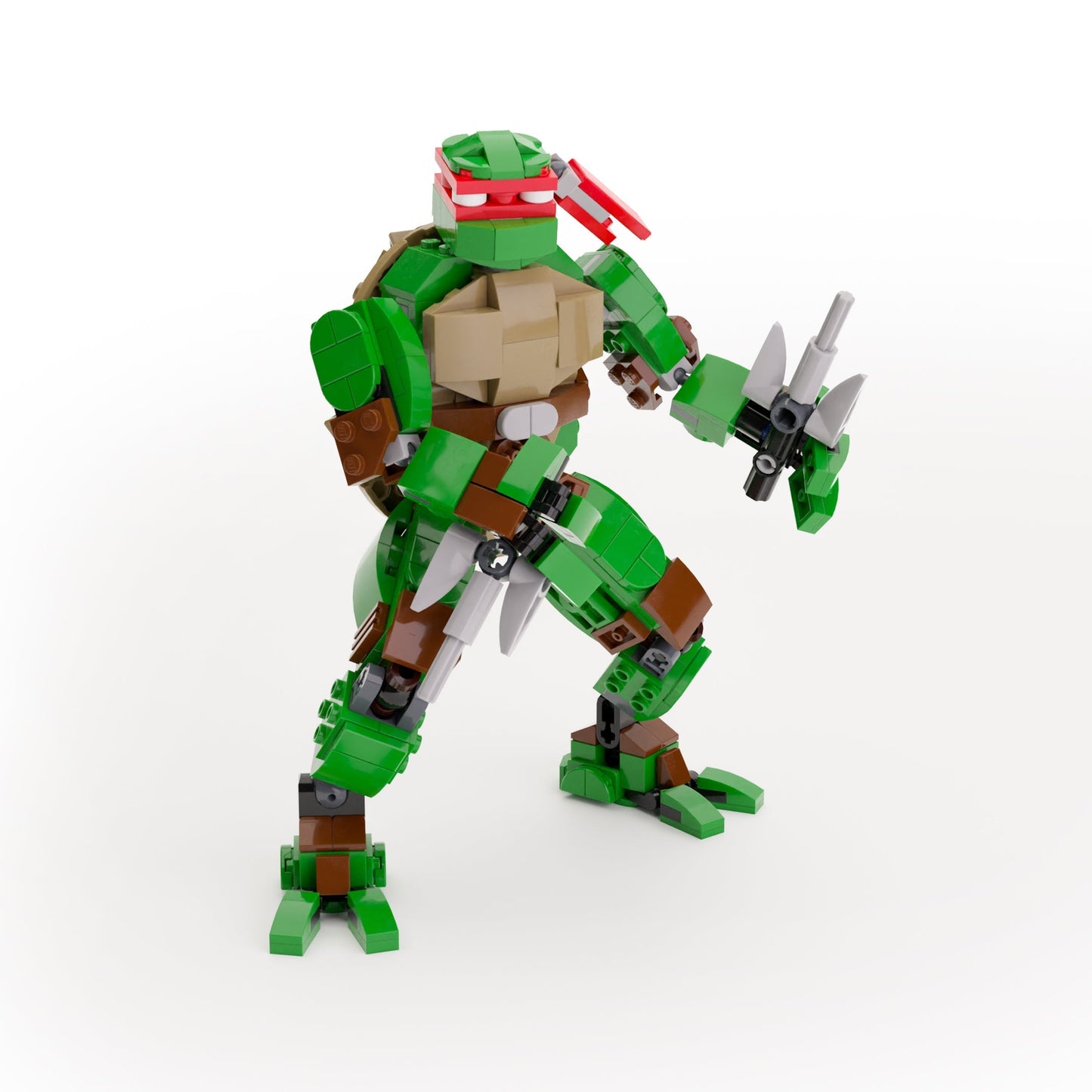 Raphael - Custom TMNT Figure made using LEGO parts - B3 Customs B3 Customs