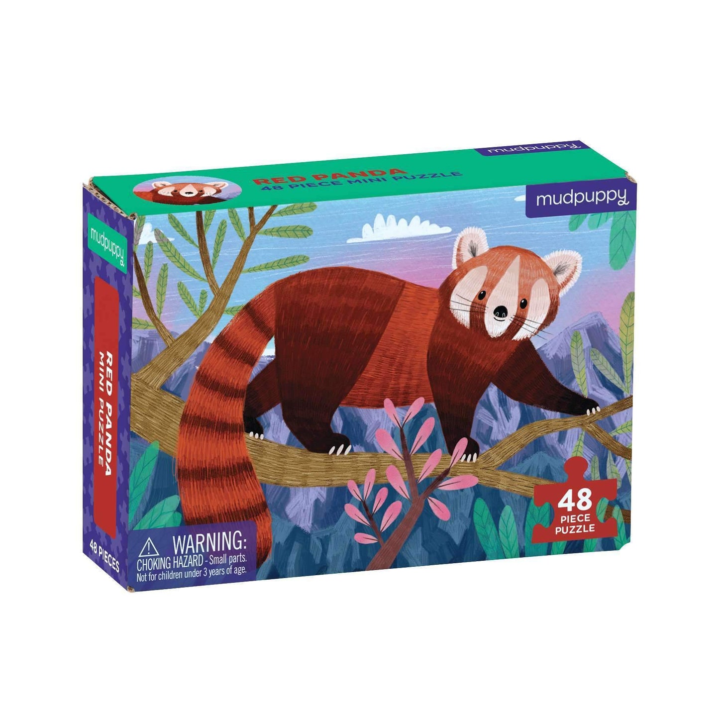 Red Panda 48 Piece Mini Jigsaw Puzzle Mudpuppy