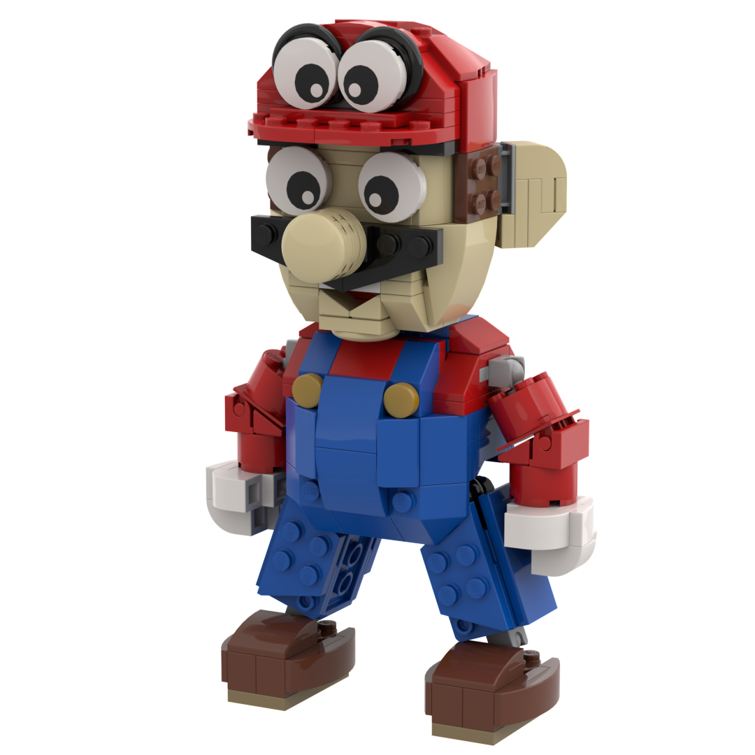 Red Power Plumber MOC made using LEGO parts B3 Customs