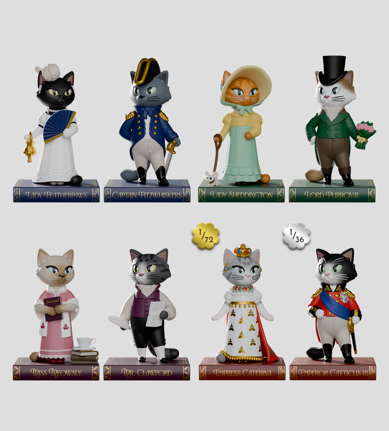 Kaleidos Creative: Regency Cats Blind Box Ralphie's Funhouse