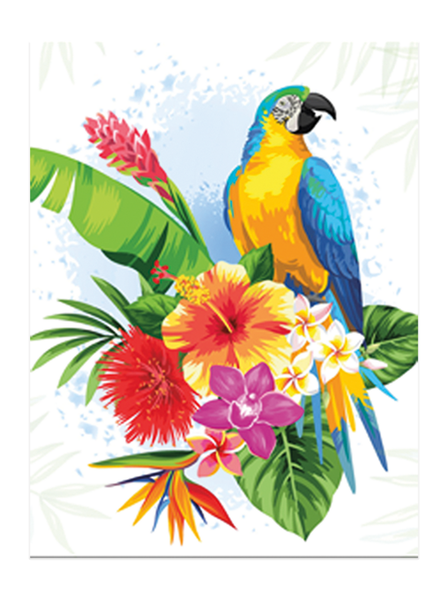 Diamond Art Stretched Canvas Parrot