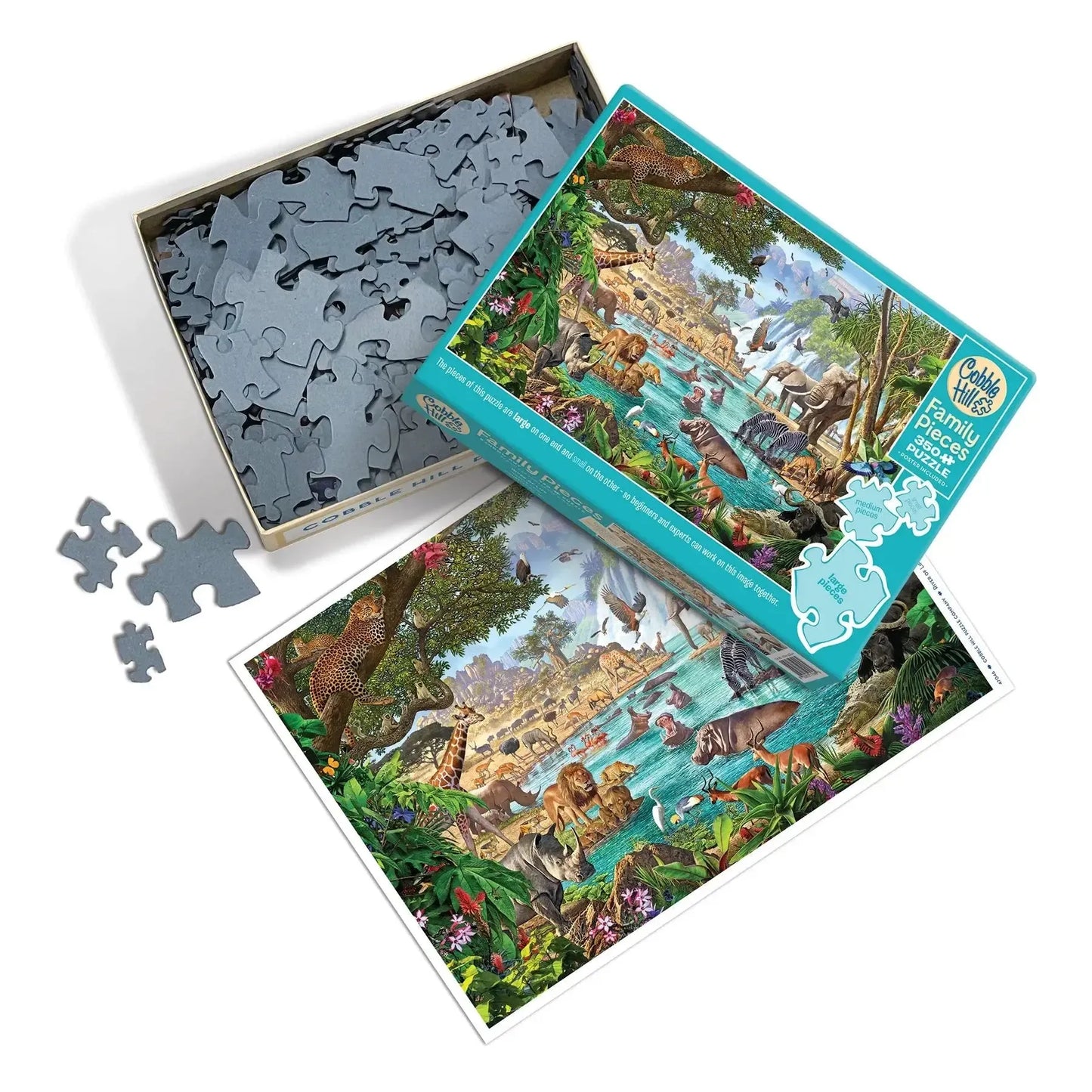 River of Life 350 Piece Family Jigsaw Puzzle Cobble Hill