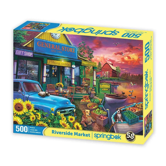 Riverside Market 500 Piece Jigsaw Puzzle Springbok