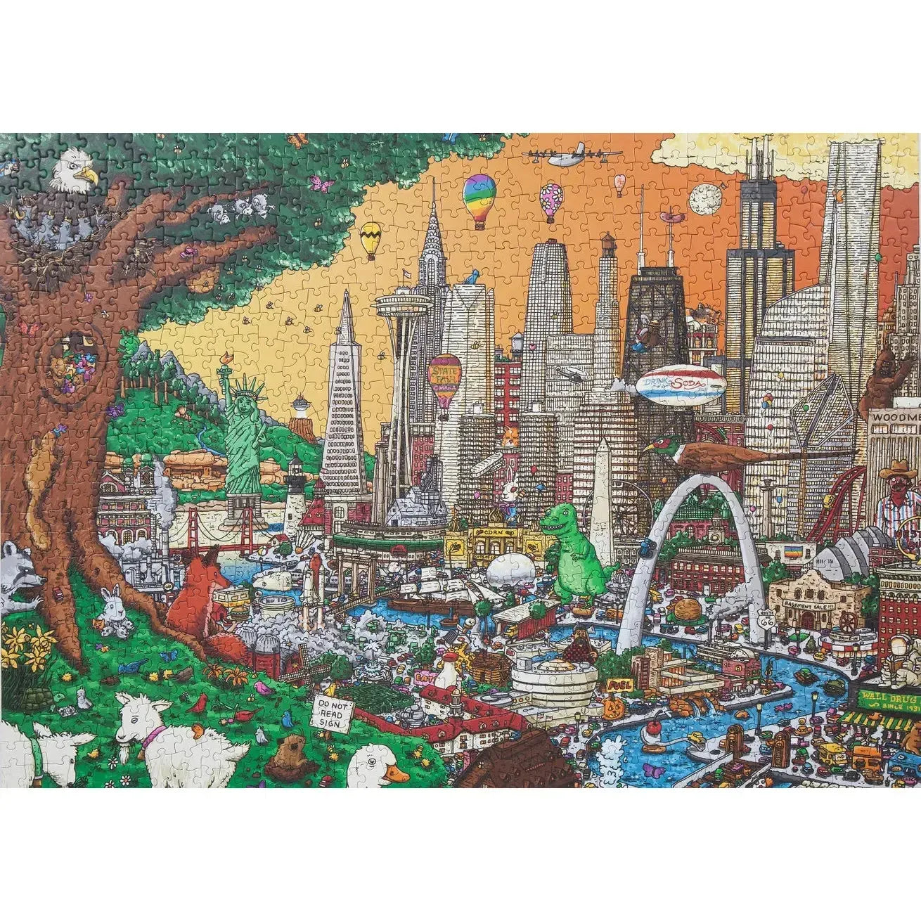 Road Trip 1000 Piece Jigsaw Puzzle Birdie