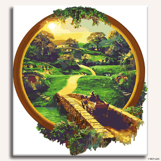 Road to the Shire - Paint By Numbers Kit 15.7" x 23.6" (40x60cm) Craft Hub