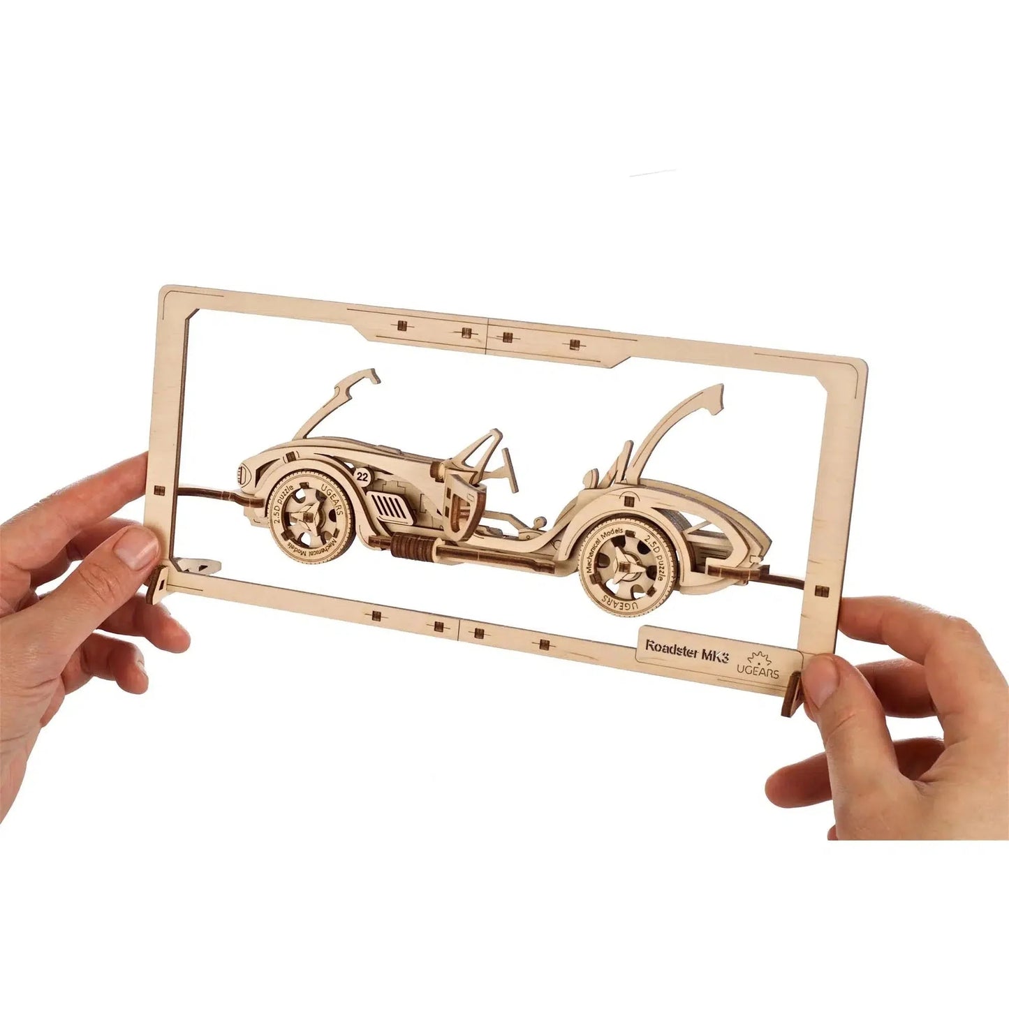 Roadster MK3 2.5D Wood Model Kit UGEARS