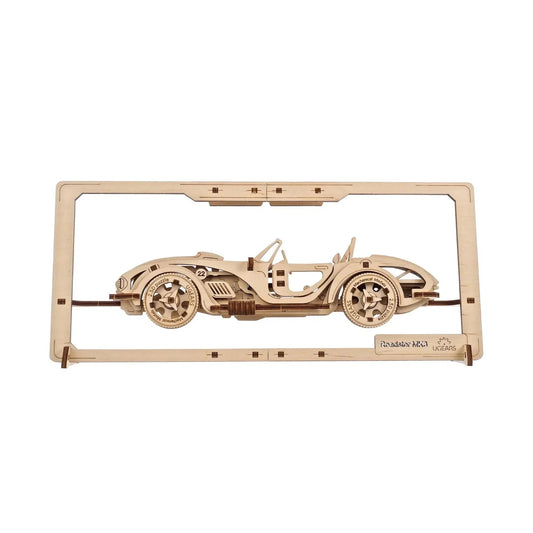 Roadster MK3 2.5D Wood Model Kit UGEARS