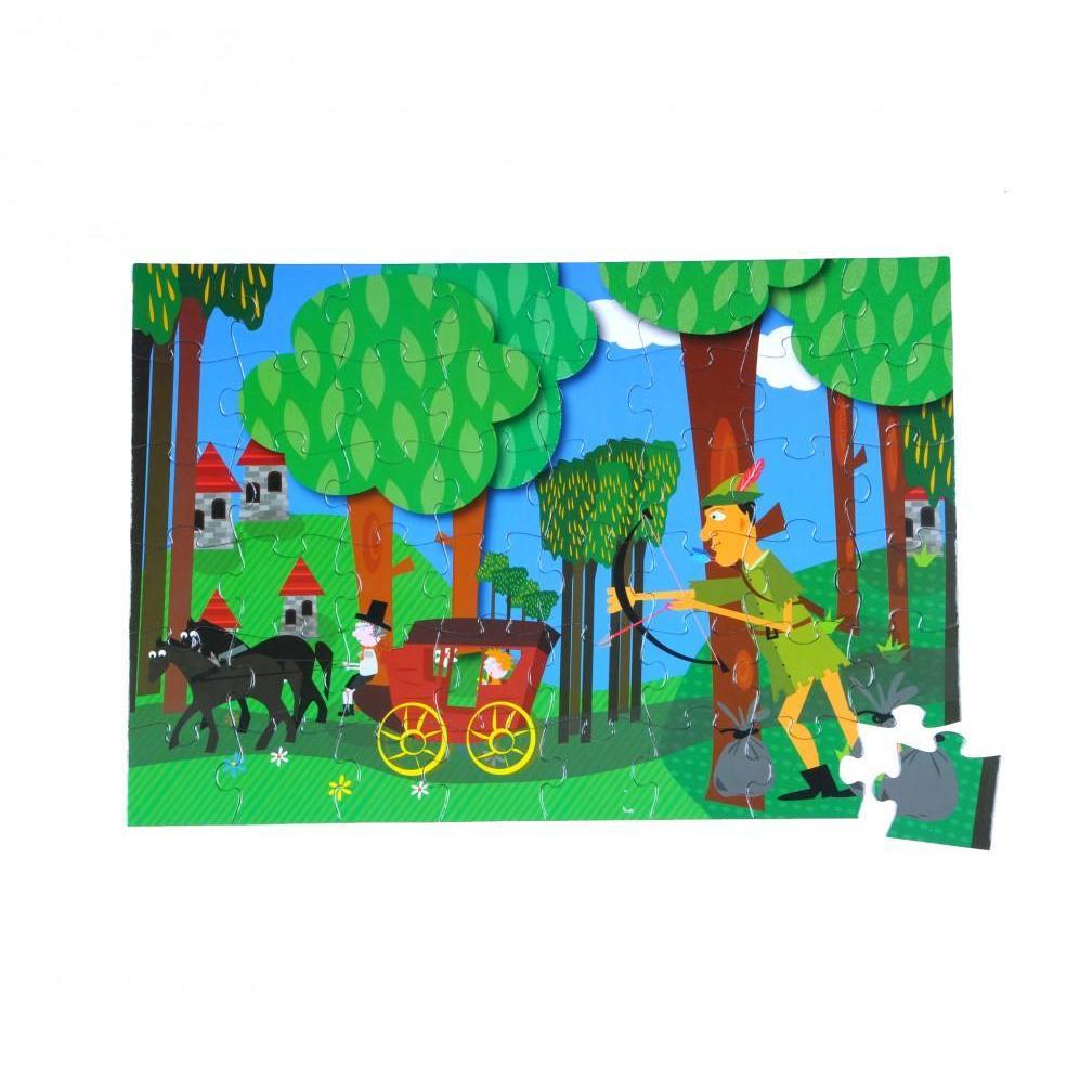 Robin Hood 48 Piece Jigsaw Puzzle Purple Cow Puzzle Merchant