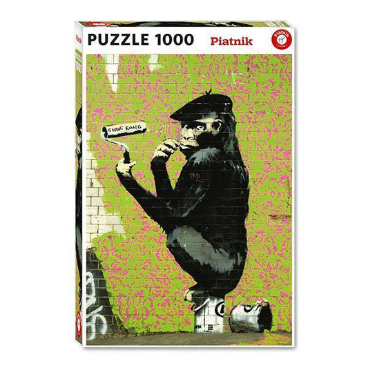 Roller Chimp by Banksy 1000 Piece Jigsaw Puzzle Piatnik