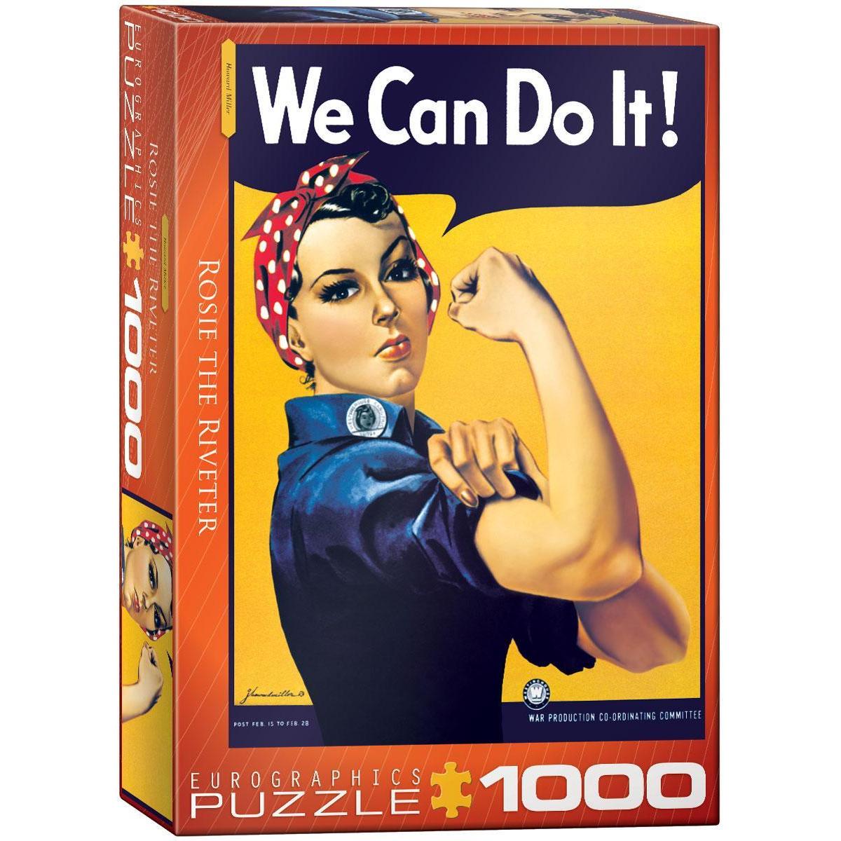 Rosie the Riveter 1000 Piece Jigsaw Puzzle Eurographics
