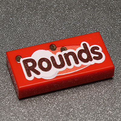 Rounds - Custom Printed 1x2 Tile B3 Customs