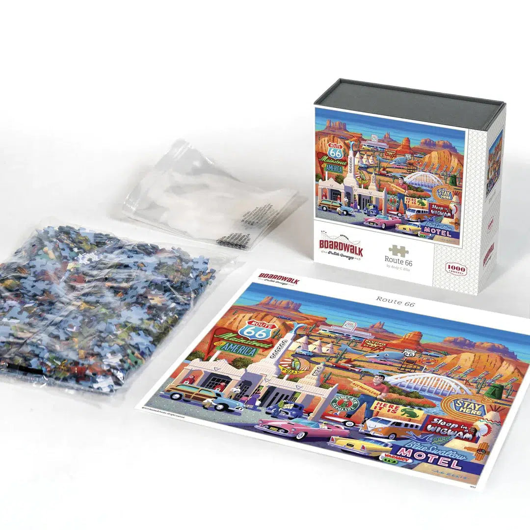 Route 66 1000 Piece Jigsaw Puzzle Boardwalk