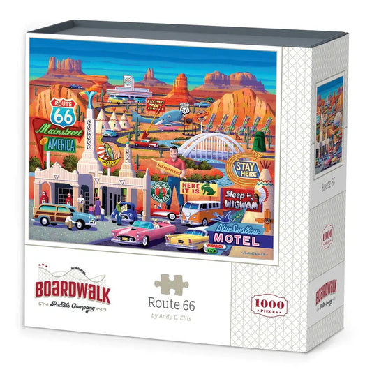 Route 66 1000 Piece Jigsaw Puzzle Boardwalk
