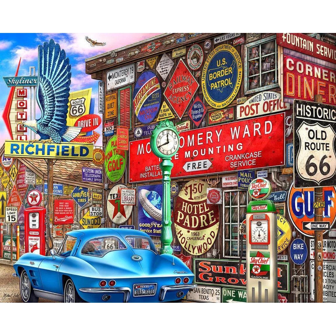 Route 66 1000 Piece Jigsaw Puzzle Springbok