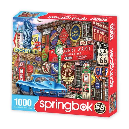 Route 66 1000 Piece Jigsaw Puzzle Springbok Puzzle Merchant