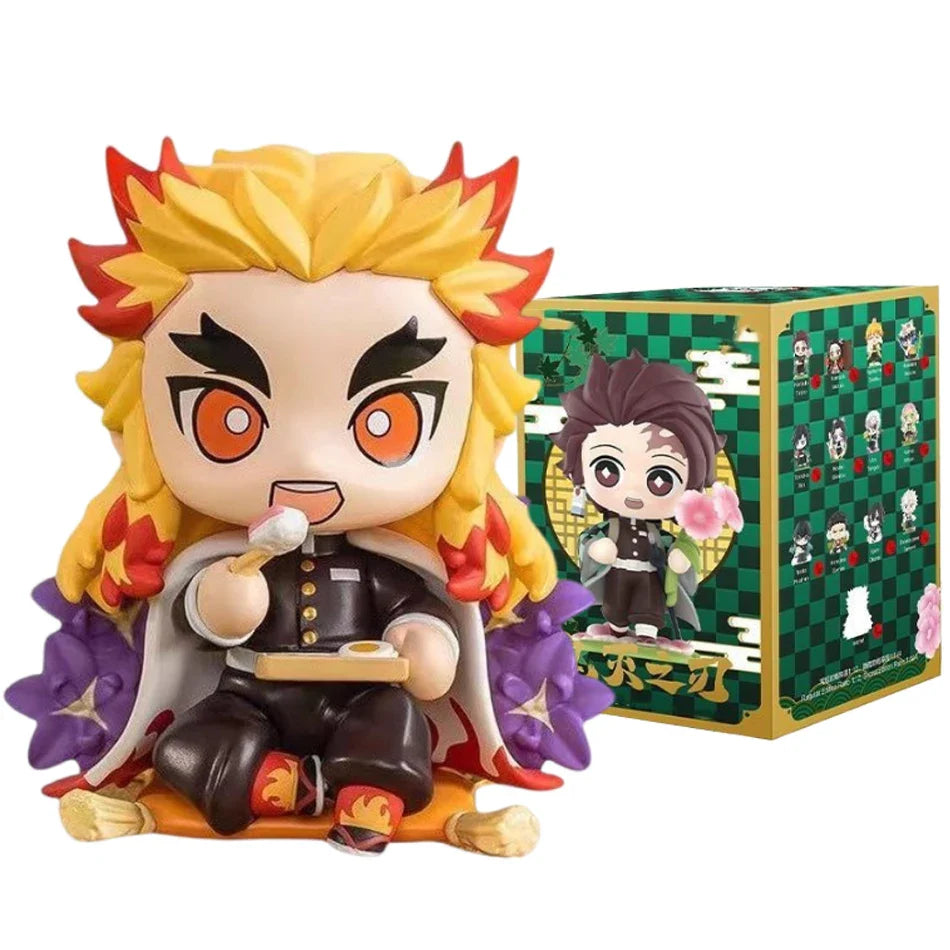 Demon Slayer Blind Box: 12pcs Tanjiro Nezuko Anime Figures Infinite Visibility