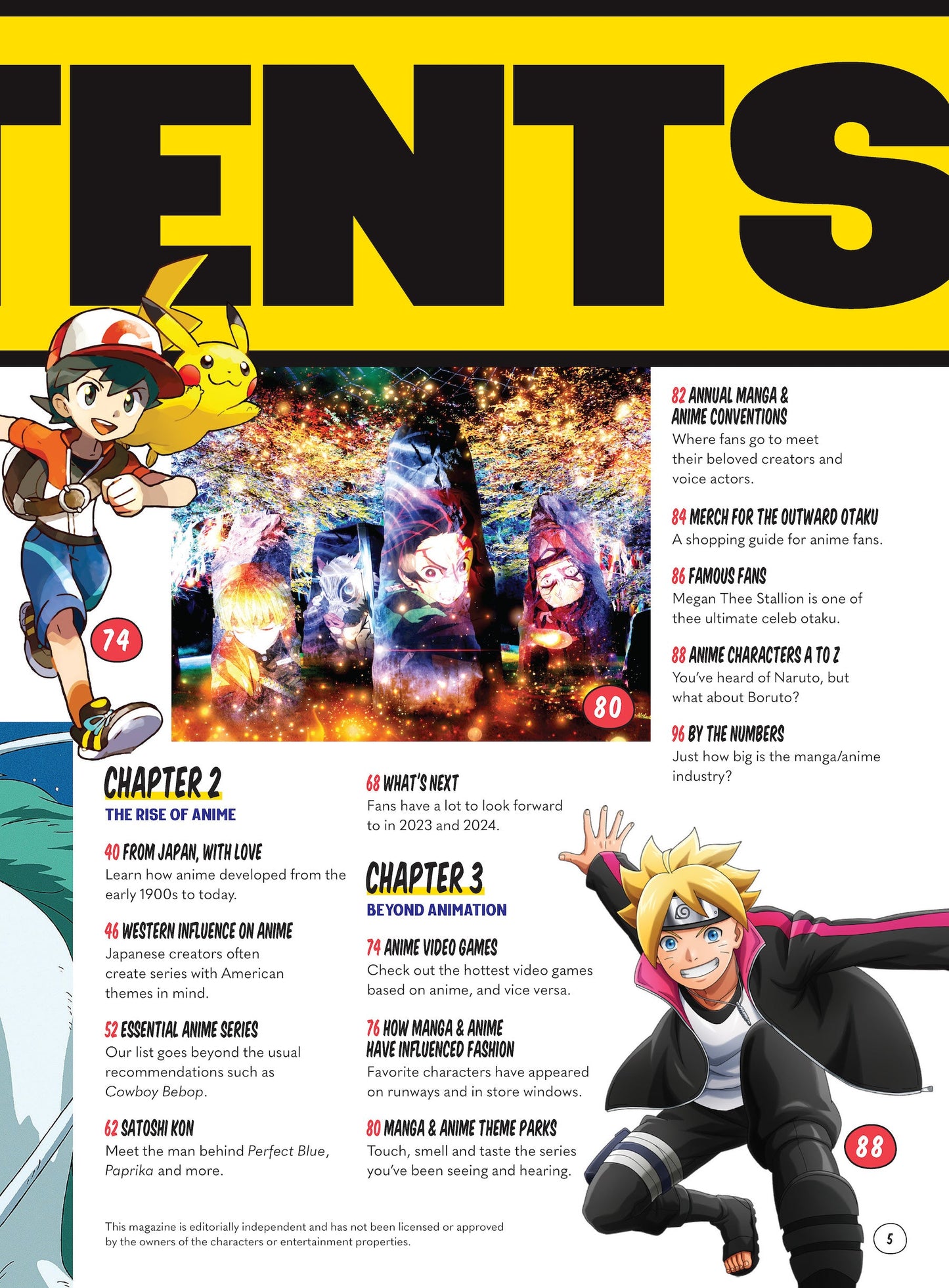 Manga & Anime - The Ultimate Guide: Japanese Comic Book, Series, Movies, Video Games, Fashion, Theme Park, Convention, Dragonball, Naruto, Kaiju No. 8, Akira, Ghost In The Shell & Megan Thee Stallion! Magazine Shop US